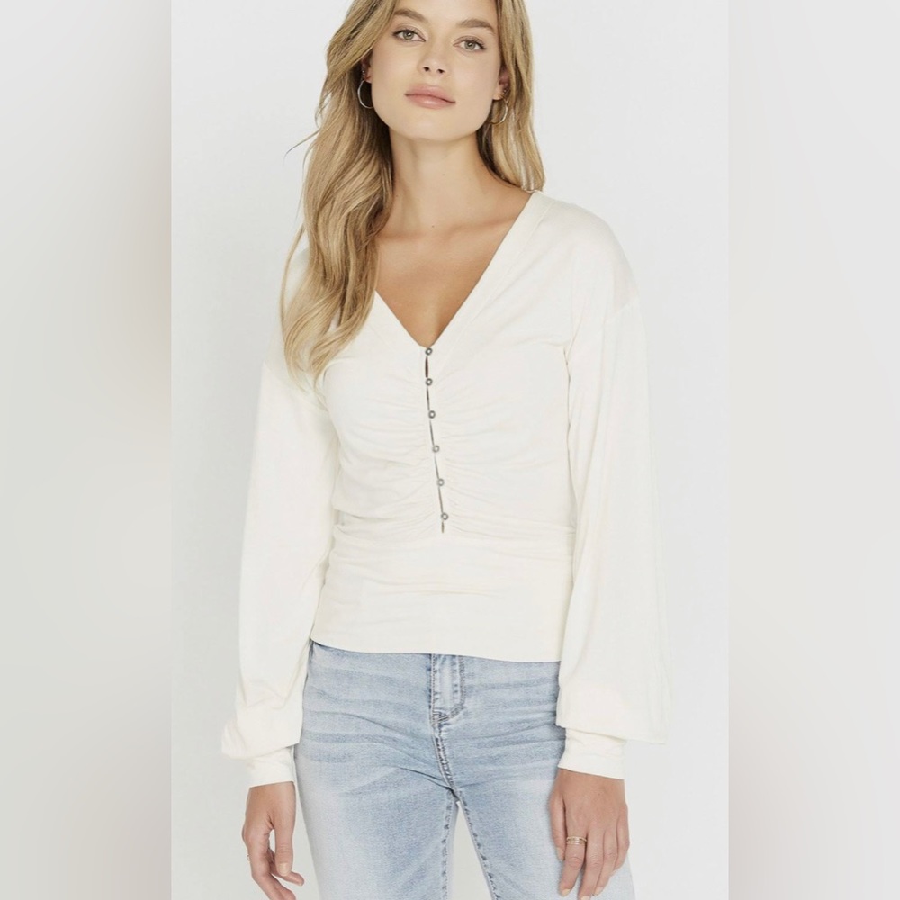 Buffalo David Bitton Like New Super Soft Long Sleeve Top Size Large